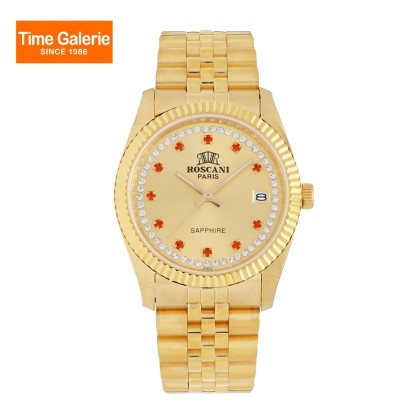 ROSCANI ROSW497529 Gold Dial Stainless Steel Strap Analog Women Watch ROSCANI ROSW497529 Gold Dial Stainless Steel Strap Analog Women Watch